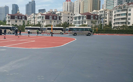 美邦瀝路力彩色防滑路面，進駐亞洲最好奧運場館-青島奧帆中心